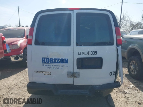 2013 Chevrolet Express Cargo with VIN 1GCWGGFA5D1117720, listed as a IAAI auction lot 41670878 with 224,650 mi miles and . Bid and sale history available at DreamBid. Image 16.