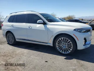 2019 BMW X7 xDrive50i z VIN 5UXCX4C54KLS38649, wystawiony jako Copart lot #46897795 z przebiegiem 60 904 mil mil oraz Szkoda całkowita • Salvage title. Historia ofert i sprzedaży dostępna na DreamBid. Obrazek 4.