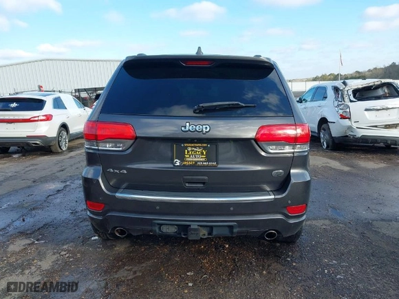 2014 Jeep Grand Cherokee Overland with VIN 1C4RJFCT8EC183165, listed as a IAAI auction lot 41298114 with 114,187 mi miles. Bid and sale history available at carsss.com. Image 16.