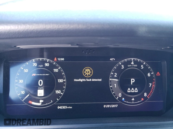 2018 Land Rover Range Rover Velar R-Dynamic SE with VIN SALYL2RX9JA748689, listed as a Copart auction lot 40815274 with 42,323 mi miles. Bid and sale history available at carsss.com. Image 9.