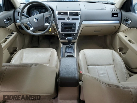 2008 Mercury Milan Premier with VIN 3MEHM08178R607074, listed as a Copart auction lot 52667515 with 55,251 mi miles and Salvage title. Bid and sale history available at DreamBid. Image 8.