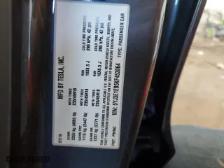 2019 Tesla Model 3 Long Range with VIN 5YJ3E1EB5KF453064, listed as a Copart auction lot 52287055 with 84,172 mi miles and Salvage Title. Bid and sale history available at carsss.com. Image 13.