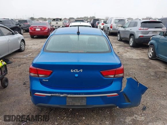 2022 Kia Rio S with VIN 3KPA24AD0NE458613, listed as a IAAI auction lot 41646100 with 106,859 mi miles and . Bid and sale history available at carsss.com. Image 16.