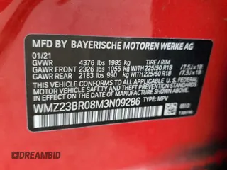 2021 MINI Countryman Oxford Edition with VIN WMZ23BR08M3N09286, listed as a Copart auction lot 77888664 with 49,636 mi miles and Non Repairable. Bid and sale history available at carsss.com. Image 13.