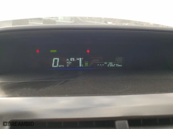 2013 Toyota Prius v Two with VIN JTDZN3EU7D3272765, listed as a Copart auction lot 43926325 with 236,275 mi miles and Salvage Title. Bid and sale history available at carsss.com. Image 9.