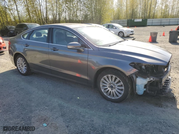 2014 Ford Fusion SE Hybrid with VIN 3FA6P0LUXER204029, listed as a Copart auction lot 53148715 with 93,179 mi miles and Salvage Title. Bid and sale history available at carsss.com. Image 4.