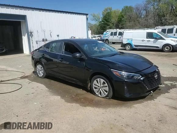 2024 Nissan Sentra S with VIN 3N1AB8BV1RY279812, listed as a Copart auction lot 50597575 with 18,585 mi miles and Salvage title. Bid and sale history available at DreamBid. Image 13.