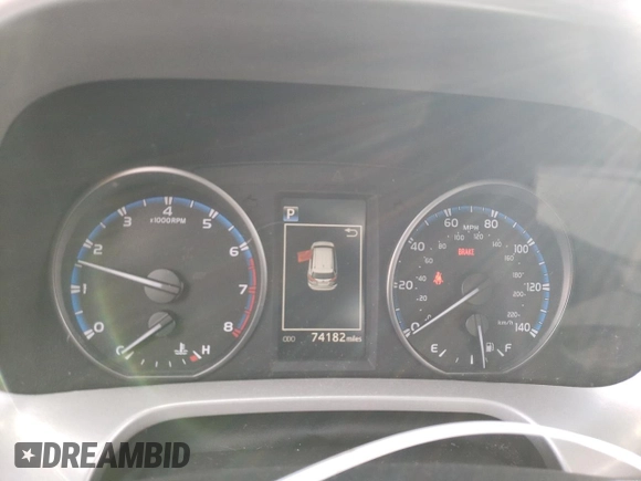 2018 Toyota RAV4 XLE with VIN 2T3RFREV3JW752934, listed as a Copart auction lot 48942015 with 74,182 mi miles and Salvage Title. Bid and sale history available at DreamBid. Image 9.