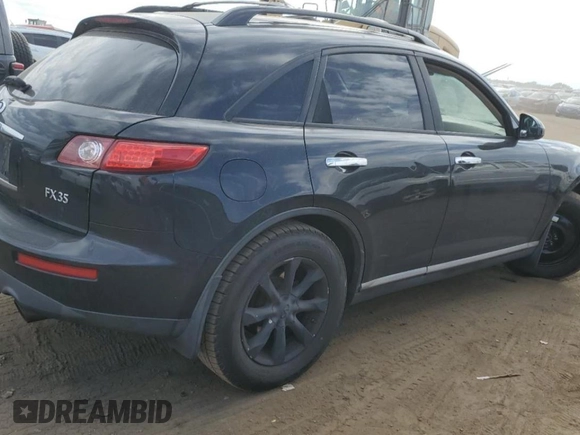 2006 Infiniti FX35 with VIN JNRAS08W06X210458, listed as a Copart auction lot 71851414 with 0 mi miles and Salvage Title. Bid and sale history available at carsss.com. Image 3.