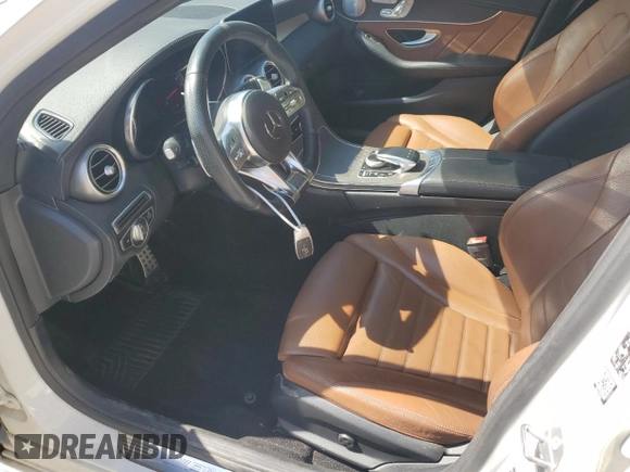 2019 Mercedes-Benz C 43 AMG with VIN 55SWF6EB5KU304210, listed as a Copart auction lot 57812795 with 48,925 mi miles and Clean title. Bid and sale history available at DreamBid. Image 7.