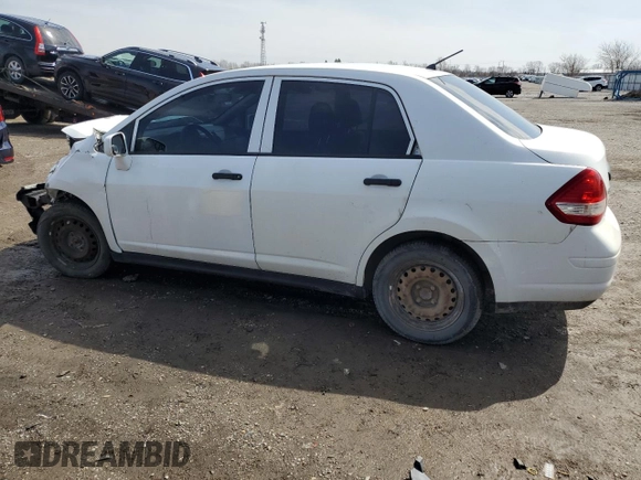 2010 Nissan Versa 1.6 with VIN 3N1CC1AP5AL351662, listed as a Copart auction lot 51673005 with Not provided miles and Salvage title. Bid and sale history available at DreamBid. Image 2.