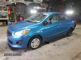 2019 Mitsubishi Mirage ES z VIN ML32F3FJXKHF06146, wystawiony jako Copart lot #57305395 z przebiegiem 98 633 mil mil oraz Nie do naprawy. Historia ofert i sprzedaży dostępna na DreamBid. Obrazek 1.