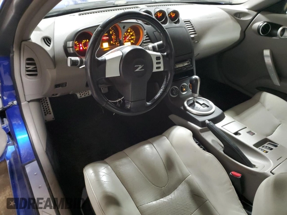 2004 Nissan 350Z Enthusiast z VIN JN1AZ36A34T006197, wystawiony jako Copart lot #44373895 z przebiegiem 108 793 mil mil oraz Szkoda całkowita • Salvage title. Historia ofert i sprzedaży dostępna na DreamBid. Obrazek 8.