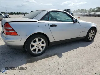 1998 Mercedes-Benz SLK-Class with VIN WDBKK47F7WF055151, listed as a Copart auction lot 53547665 with 49,576 mi miles and Clean Title. Bid and sale history available at carsss.com. Image 3.