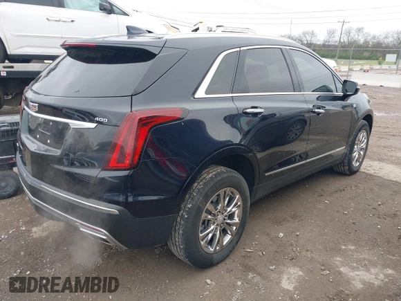 2021 Cadillac XT5 AWD Premium Luxury with VIN 1GYKNDRS6MZ147571, listed as a IAAI auction lot 41864286 with 46,144 mi miles. Bid and sale history available at carsss.com. Image 4.