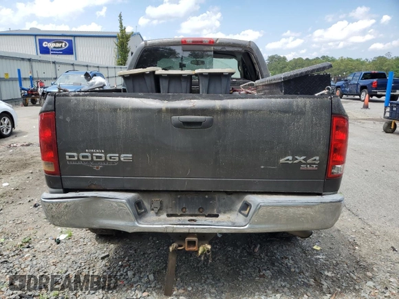 2004 Dodge 2500 SLT with VIN 3D7KU28D34G139630, listed as a Copart auction lot 56185555 with Not Provided miles and Clean Title. Bid and sale history available at DreamBid. Image 6.