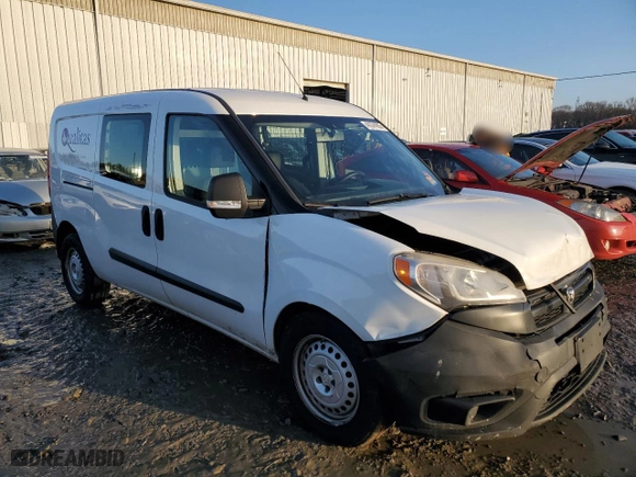 2018 Ram ProMaster City Cargo Van Tradesman with VIN ZFBERFAB9J6K13822, listed as a Copart auction lot 44374005 with 174,299 mi miles and Salvage Title. Bid and sale history available at carsss.com. Image 4.
