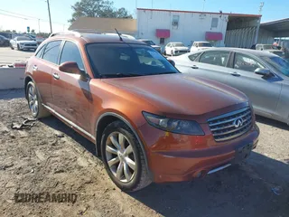 2007 Infiniti FX with VIN JNRAS08W07X202006, listed as a IAAI auction lot 41255199 with 145,291 mi miles and . Bid and sale history available at carsss.com. Image 1.
