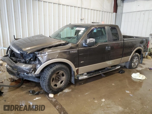 2008 Ford F-150 XL with VIN 1FTPX12V08FC32390, listed as a Copart auction lot 57896965 with 215,005 mi miles and Non repairable. Bid and sale history available at DreamBid. Image 1.