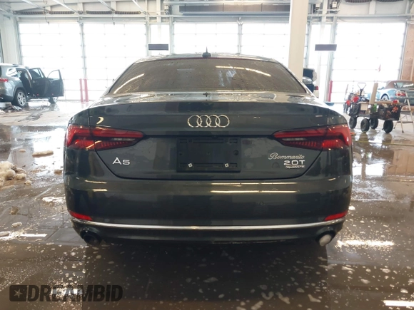 2018 Audi A5 Premium Plus with VIN WAUPNAF51JA073637, listed as a IAAI auction lot 41289291 with Not Provided miles and . Bid and sale history available at DreamBid. Image 16.