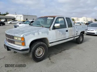 1991 Chevrolet Silverado 2500 z VIN 2GCFK29K9M1128980, wystawiony jako Copart lot #59766095 z przebiegiem 249 498 mil mil oraz Czysty tytuł • Clean title. Historia ofert i sprzedaży dostępna na DreamBid. Obrazek 1.