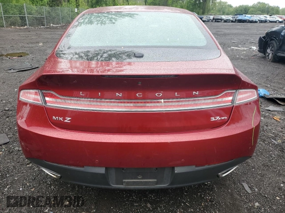 2014 Lincoln MKZ with VIN 3LN6L2JK7ER834055, listed as a Copart auction lot 58043045 with 56,010 mi miles and Salvage title. Bid and sale history available at DreamBid. Image 6.