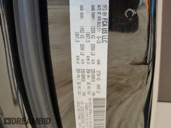 2017 Chrysler Pacifica Touring L Plus with VIN 2C4RC1EG0HR525202, listed as a Copart auction lot 42175765 with Not Provided miles and Salvage Title. Bid and sale history available at DreamBid. Image 15.