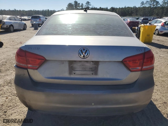 2014 Volkswagen Passat Wolfsburg Ed with VIN 1VWAS7A30EC074232, listed as a Copart auction lot 86975554 with 197,060 mi miles and Salvage Title. Bid and sale history available at carsss.com. Image 6.