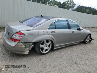 2008 Mercedes-Benz S-Class 5.5L V8 with VIN WDDNG71X78A181888, listed as a Copart auction lot 51304235 with 159,645 mi miles and Clean Title. Bid and sale history available at carsss.com. Image 3.