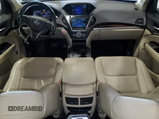 2017 Acura MDX z VIN 5FRYD4H35HB001119, wystawiony jako Copart lot #58194595 z przebiegiem 83 172 mil mil oraz Szkoda całkowita • Salvage title. Historia ofert i sprzedaży dostępna na DreamBid. Obrazek 8.