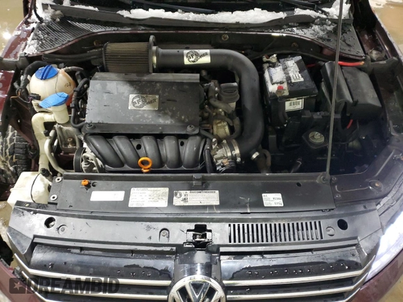 2012 Volkswagen Passat SE с VIN 1VWBH7A34CC088456, выставлен на аукционе Copart как лот 41521435 с пробегом 121 645 миль миль и Списание • Salvage title. История ставок и продаж доступна на DreamBid. Изображение 11.