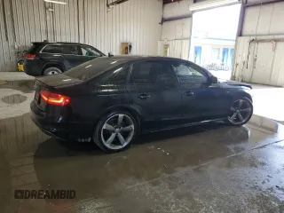 2014 Audi A4 2.0T Prestige with VIN WAUKFAFL9EA016887, listed as a Copart auction lot 47240445 with 193,024 mi miles and Salvage Title. Bid and sale history available at carsss.com. Image 3.