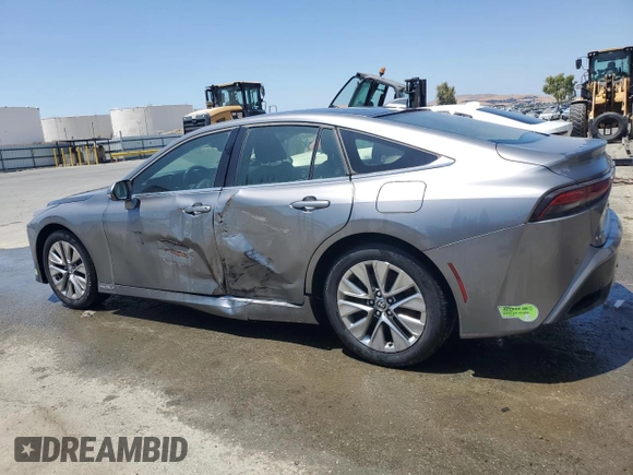 2022 Toyota Mirai XLE with VIN JTDAAAAA6NA007342, listed as a Copart auction lot 60264625 with 27,410 mi miles and Salvage title. Bid and sale history available at DreamBid. Image 2.