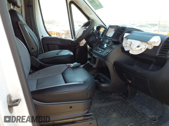 2023 Ram ProMaster Cargo with VIN 3C6MRVJG6PE512967, listed as a IAAI auction lot 41728126 with 102,133 mi miles and . Bid and sale history available at DreamBid. Image 5.