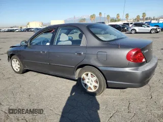 2003 Kia Spectra z VIN KNAFB121335277388, wystawiony jako Copart lot #46756185 z przebiegiem 151 235 mil mil oraz Szkoda całkowita • Salvage title. Historia ofert i sprzedaży dostępna na DreamBid. Obrazek 2.