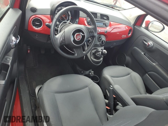 2015 FIAT 500 Pop z VIN 3C3CFFAR8FT545181, wystawiony jako Copart lot #61406525 z przebiegiem 66 151 mil mil oraz Szkoda całkowita • Salvage title. Historia ofert i sprzedaży dostępna na DreamBid. Obrazek 8.