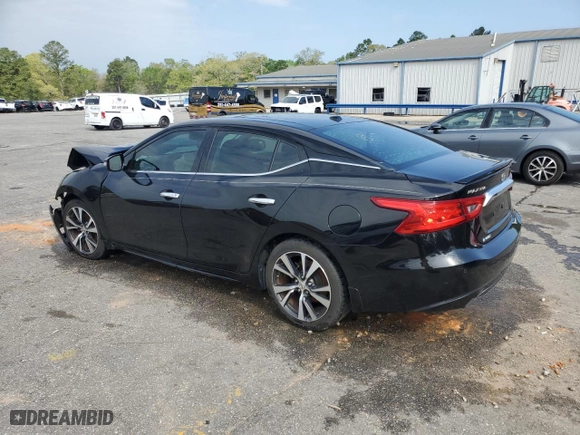 2017 Nissan Maxima SR with VIN 1N4AA6AP8HC377935, listed as a Copart auction lot 50318985 with 154,289 mi miles and Non Repairable. Bid and sale history available at carsss.com. Image 2.