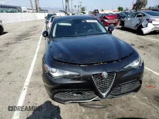 2018 Alfa Romeo Giulia Ti Sport with VIN ZARFAECN0J7591456, listed as a Copart auction lot 51618733 with 0 mi miles. Bid and sale history available at carsss.com. Image 10.