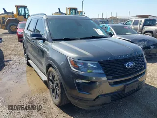 2019 Ford Explorer Sport with VIN 1FM5K8GT6KGA76813, listed as a IAAI auction lot 41970456 with 71,624 mi miles and . Bid and sale history available at DreamBid. Image 1.