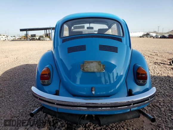 1969 Volkswagen Beetle with VIN 119871528, listed as a Copart auction lot 47046105 with 43,727 mi miles and Clean Title. Bid and sale history available at DreamBid. Image 6.