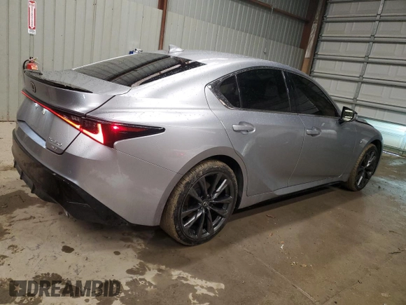 2024 Lexus IS 350 F Sport with VIN JTHGZ1E29R5034442, listed as a Copart auction lot 81814194 with 2,838 mi miles and Salvage title. Bid and sale history available at DreamBid. Image 3.