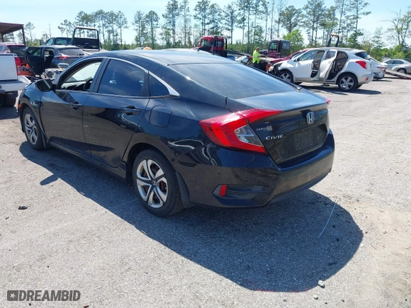 2017 Honda Civic Sedan LX with VIN 19XFC2F57HE061090, listed as a IAAI auction lot 41887402 with 129,167 mi miles. Bid and sale history available at carsss.com. Image 3.