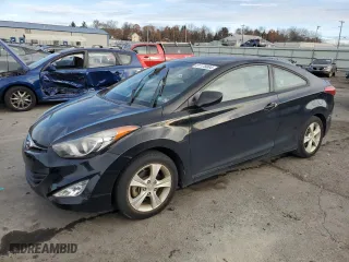 2013 Hyundai Elantra Coupe GS PZEV with VIN KMHDH6AE1DU007539, listed as a Copart auction lot 81178884 with 75,554 mi miles and Salvage Title. Bid and sale history available at carsss.com. Image 1.