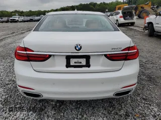 2018 BMW 7 Series 750i with VIN WBA7F0C53JGM22614, listed as a Copart auction lot 51787515 with Not Provided miles and Salvage Title. Bid and sale history available at carsss.com. Image 6.