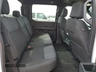 2024 Ford F-150 STX with VIN 1FTEW2KP0RFA29373, listed as a Copart auction lot 44813665 with 11,206 mi miles and Salvage Title. Bid and sale history available at carsss.com. Image 10.