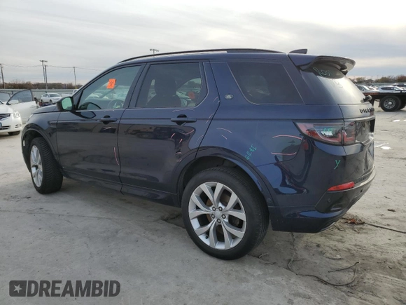2021 Land Rover Discovery Sport S R-Dynamic with VIN SALCT2FX2MH903688, listed as a Copart auction lot 84745934 with 31,589 mi miles and Clean Title. Bid and sale history available at carsss.com. Image 2.