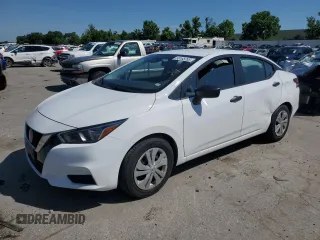 2021 Nissan Versa S with VIN 3N1CN8DV0ML816690, listed as a Copart auction lot 58168765 with 136,095 mi miles and Salvage title. Bid and sale history available at DreamBid. Image 1.