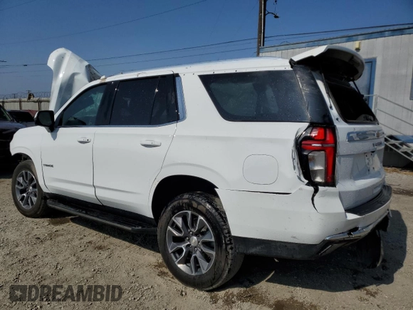 2023 Chevrolet Tahoe LT with VIN 1GNSCNKD3PR503919, listed as a Copart auction lot 59973305 with Not provided miles and Salvage title. Bid and sale history available at DreamBid. Image 2.