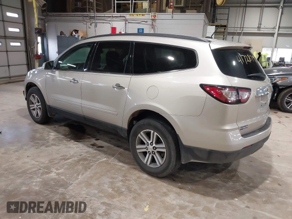 2015 Chevrolet Traverse LT with VIN 1GNKRHKDXFJ194964, listed as a IAAI auction lot 41728795 with 167,760 mi miles and . Bid and sale history available at DreamBid. Image 3.