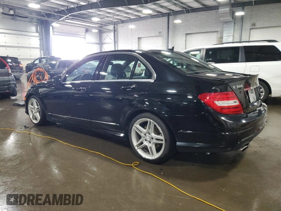 2014 Mercedes-Benz C 300 Sport with VIN WDDGF8AB7ER321568, listed as a Copart auction lot 54404215 with 88,313 mi miles and Salvage Title. Bid and sale history available at DreamBid. Image 2.